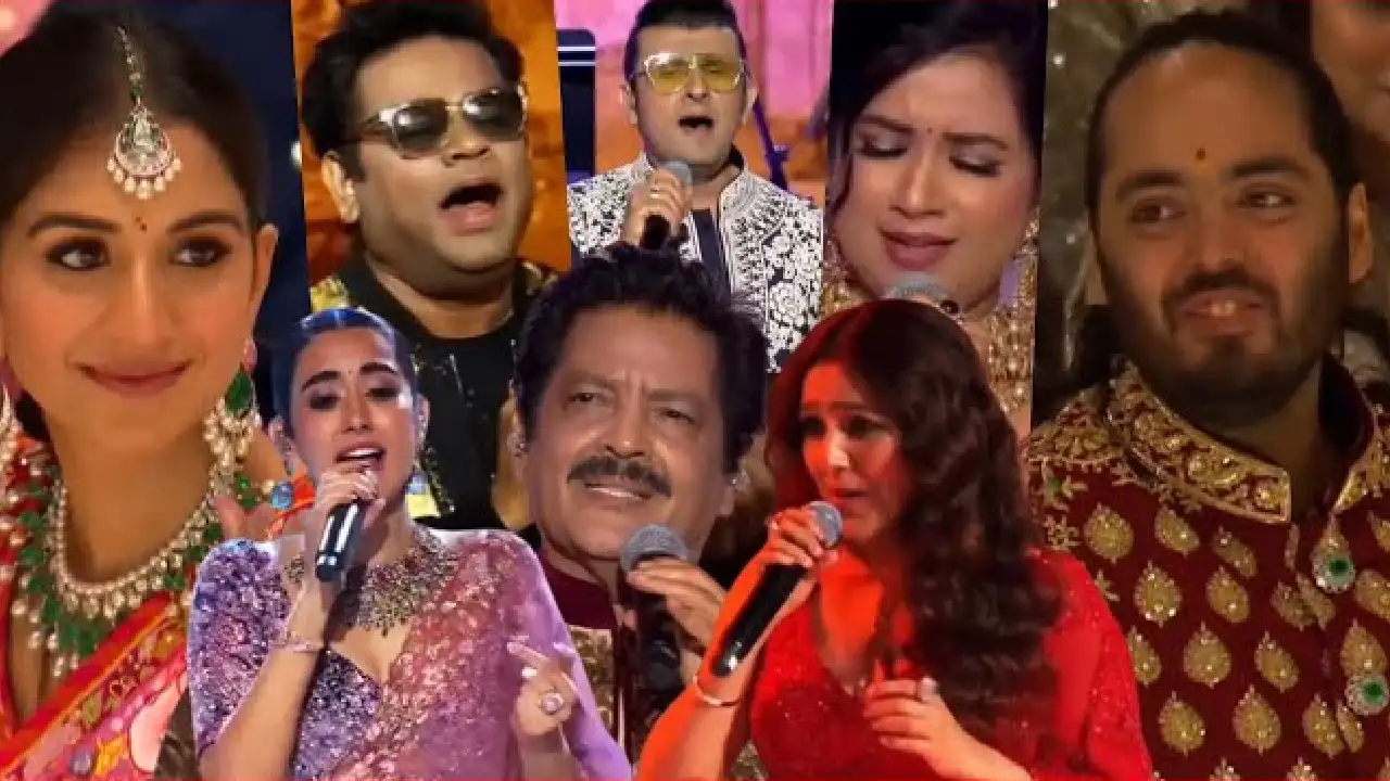 Top bollywood singers who rocked anant ambanis wedding festivities performances and highlights